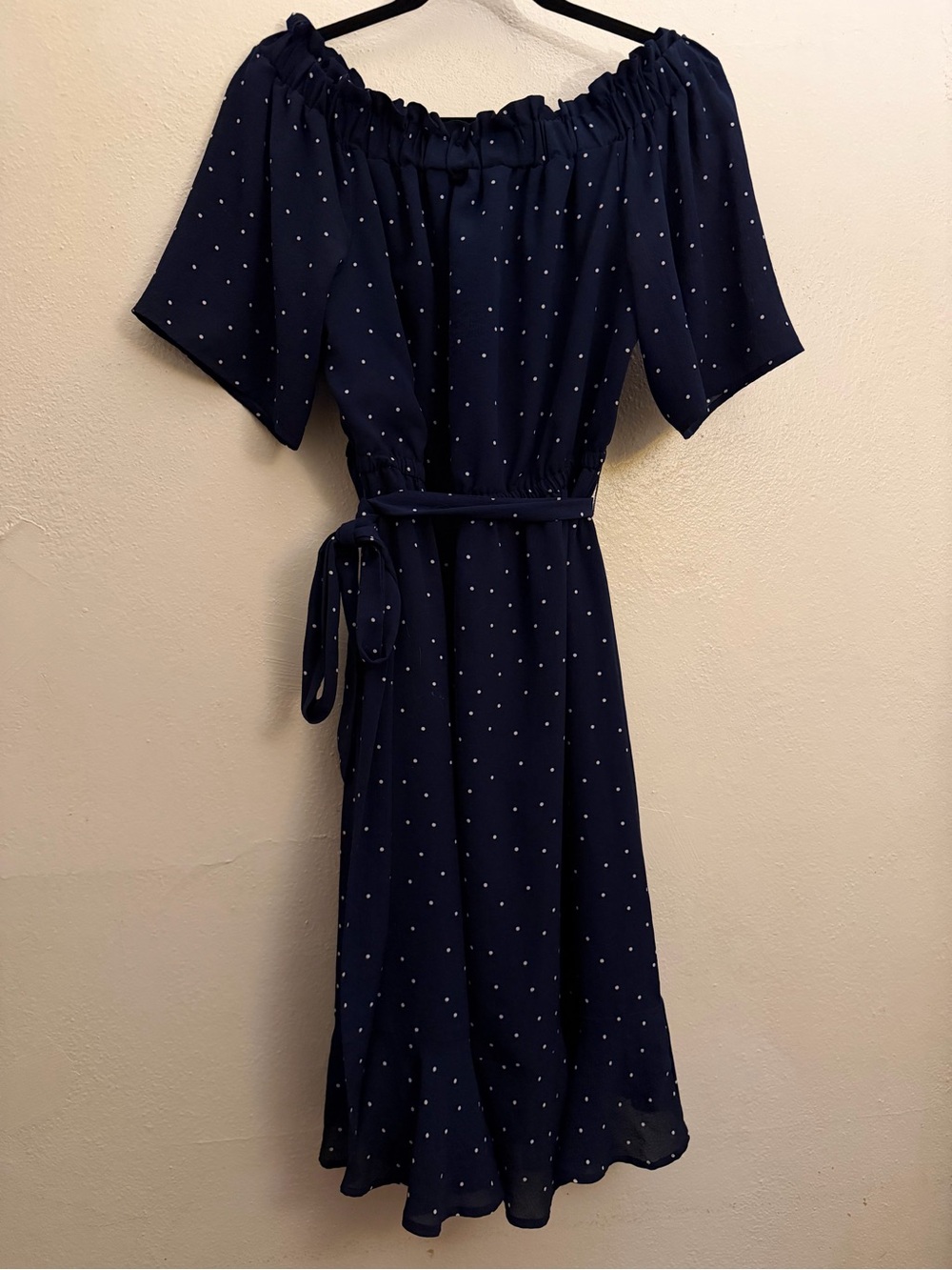 Elle Midi Dress Rockabilly Tiki Size M Midi Dress Like New - Picture 3 of 8